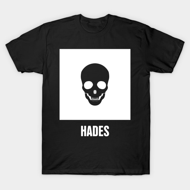 Hades | Greek Mythology God Symbol T-Shirt by MeatMan